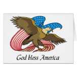 God Bless America card
