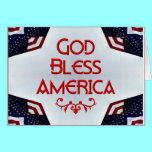 God bless America cards