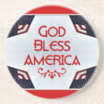 God bless America coasters