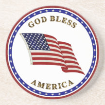 God Bless America Coasters