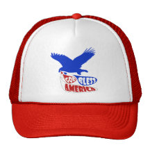 God Bless America Eagle Crying for Freedom Hat