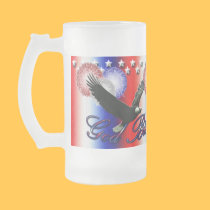 God Bless America Fourth of July Mug mugs