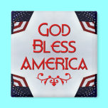 God bless America magnets