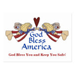 God Bless America Gift Card by SRF Business Card Templates