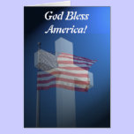 God Bless America!  Greeting Card cards