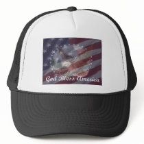 God Bless America Mesh Hat