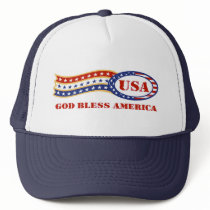 God Bless America hats