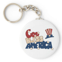 God Bless America keychains