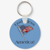 God Bless America Keychain