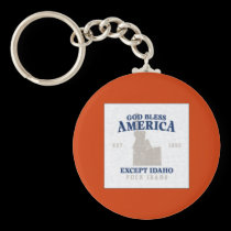 God bless america keychain` keychains