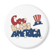 God Bless America magnets