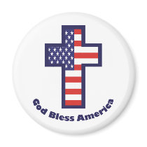 God Bless America magnets