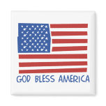 God Bless America magnet