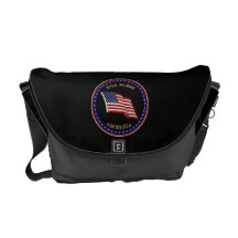 God Bless America Messenger Bags