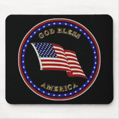 God Bless America Mouse Pad