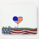 God Bless America Mouse Pad mousepads