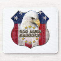 God Bless America Mouse Pad
