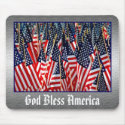God Bless America Mousepad by LivingLife God Bless America Mousepad