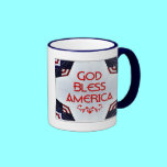 God bless America mugs