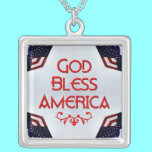 God bless America necklaces