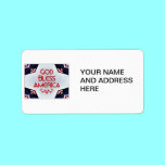 God bless America labels