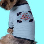God bless America pet clothing