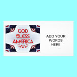 God bless America photo cards