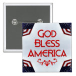 God bless America buttons
