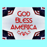 God bless America postcards