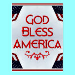 God bless America postcards