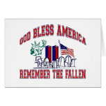 GOD BLESS AMERICA REMEMBER THE FALLEN CARDS