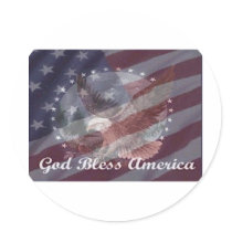 God Bless America Stickers