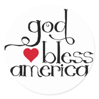 God Bless America Sticker sticker