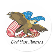 God Bless America stickers by patriotic_tshirts God Bless America stickers