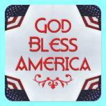 God bless America stickers