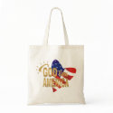 God Bless America totebag by patriotic_tshirts God Bless America totebag