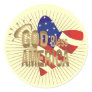 God Bless America Tshirts and Gifts Round Sticker