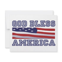 God Bless America v5 invitations