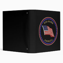God Bless America Vinyl Binders