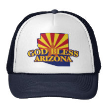 God Bless Arizona Trucker Hats
