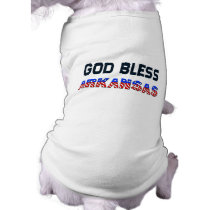 God Bless Arkansas pet clothing
