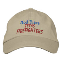 God Bless FIREFIGHTERS embroidered hats by sharonrhea God Bless FIREFIGHTERS embroidered hats
