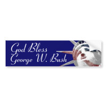 God Bless George W. Bush bumper stickers