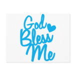 god bless me! post card