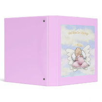 God Bless Our Little Angel - Baby Book Binder