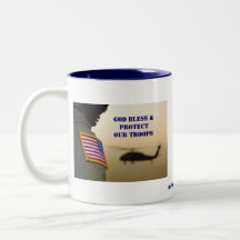 God Bless Our Troops Mugs