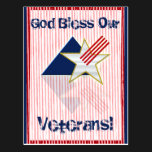 God Bless Our Veterans! postcards