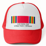 GOD BLESS OUR WORLD WAR II VETERANS hats