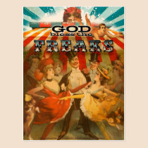 God Bless the Freaks 2 postcards