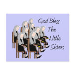 God Bless The Little Sisters postcards